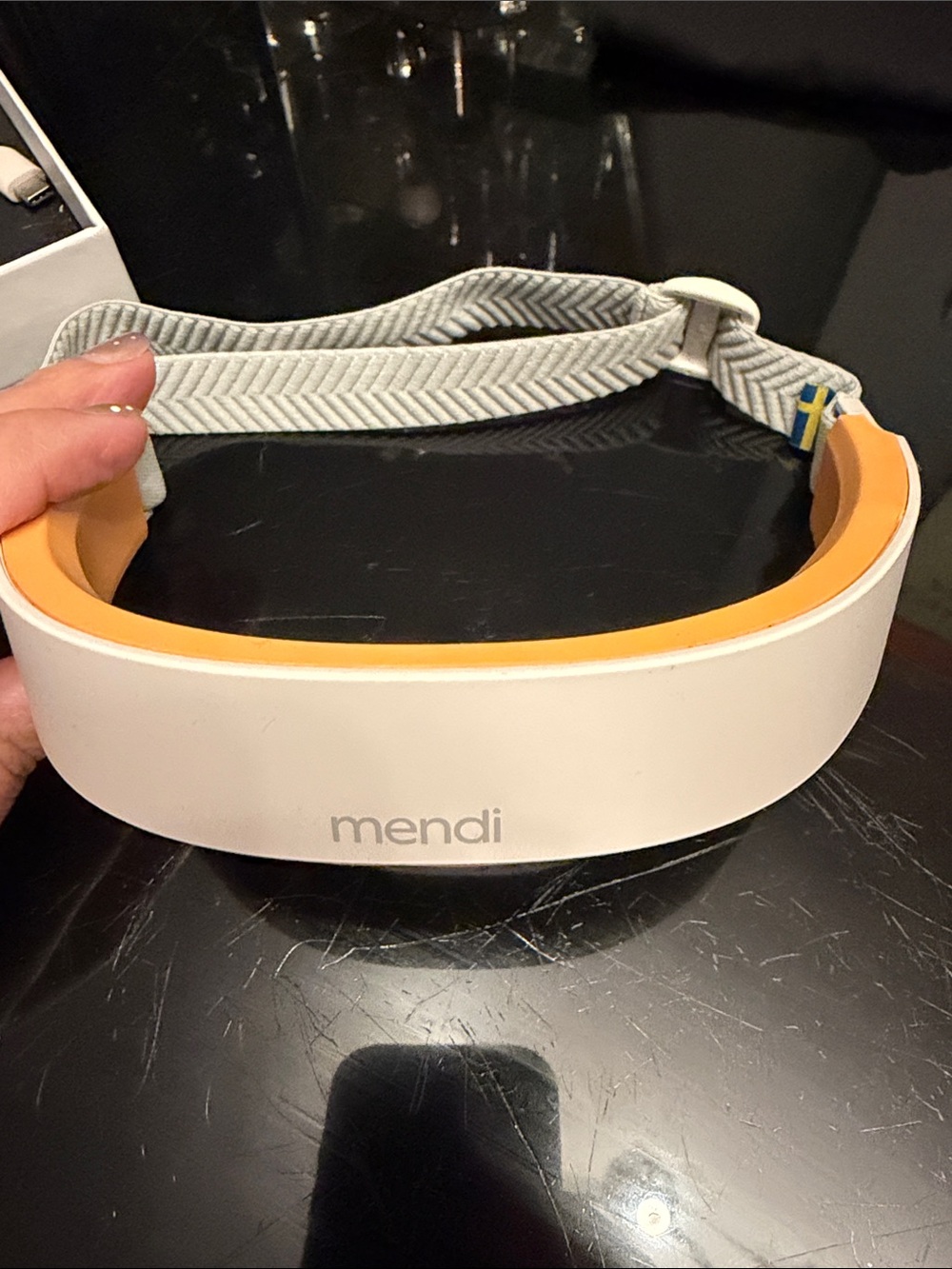 Mendi Wearable Neurofeedback Headset - White and Orange